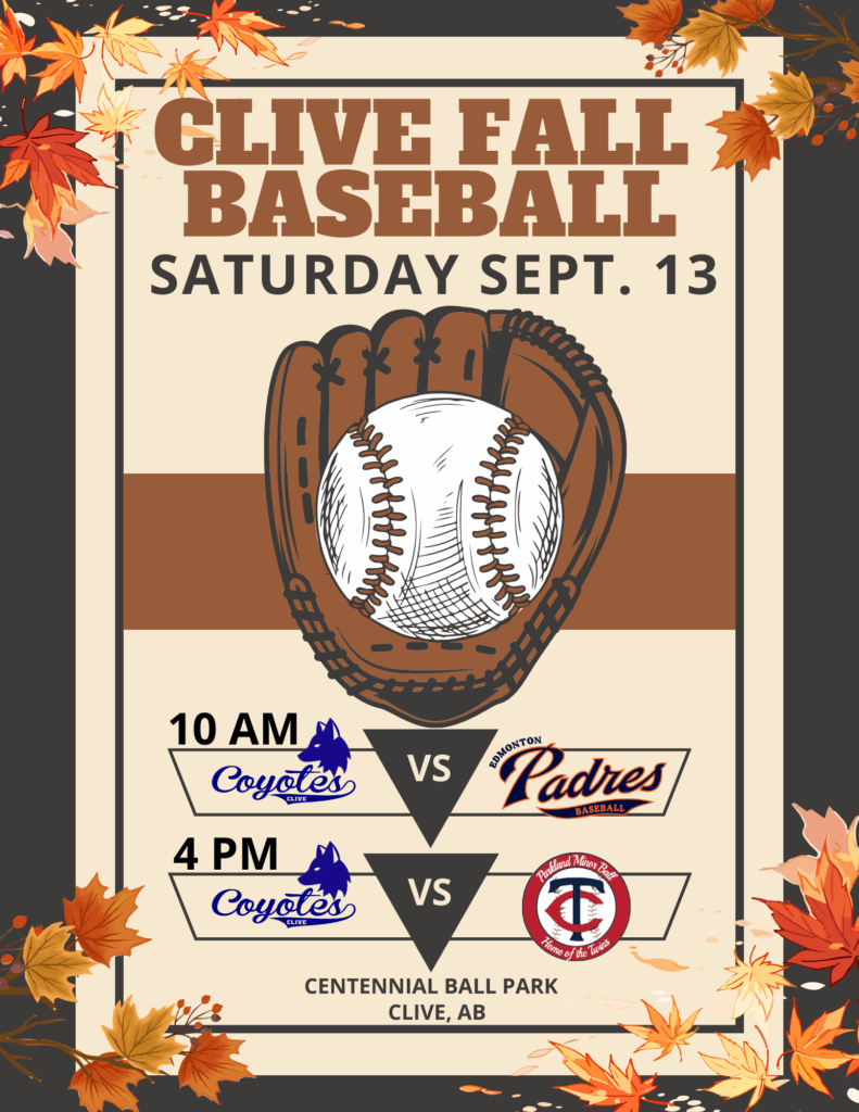 Clive Coyotes Fall Baseball @ Centennial Ballpark